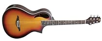 Peavey Composer Parlor Acoustic Guitar, 18 Frets, Eastern Mahogany Neck, Spruce Laminate Top, Rosewood Fingerboard, Sunburst
