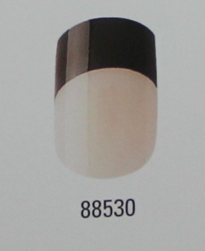 Party Nails, Pre Glued, False Nails, 12 (French Black)