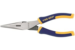 IRWIN VISE-GRIP Pliers, Long Nose Pliers, 6 Inch, For Heavy Duty Cutting and Bending (2078216)