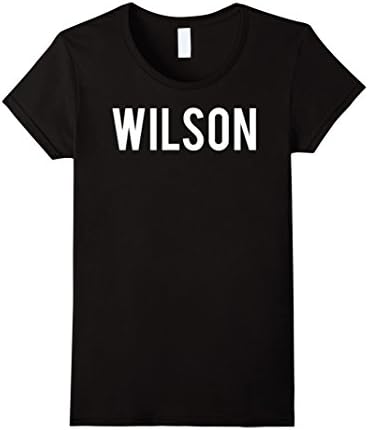 Womens Wilson T Shirt - Cool new funny name fan cheap gift tee Large Black