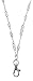 Christina Women's Geometric Fashion Lanyard (Silver)