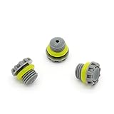 3 Pack iPhone 6 FRE, NUUD / i6 Plus NUUD / i6s FRE Replacement LifeProof Headphone Jack Covers / Plugs / Screws for Fre, Nuud and Fre Power Cases (Gray - i6 FRE, NUUD / i6 Plus NUUD / i6s FRE)