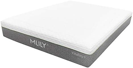 MLILY 12โโ Vitality + Memory Foam Mattress with Breathable and Comfortable Double Jacquard Fabric Cover (Queen)