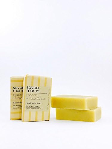 Savon Mama Hyacinth + Nopal Cactus Soap (With Paraben Free Fragrance) (1 Pack - 3.7oz./bar)