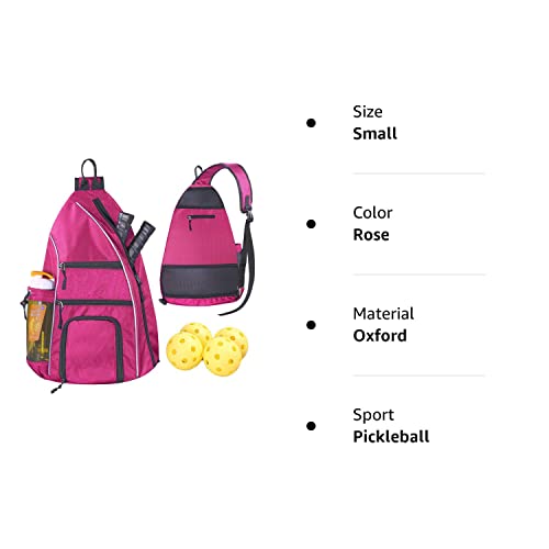 LLYWCM Pickleball Bag Sling Bags Reversible Crossbody Sling