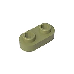 Gobricks GDS-1403 Plate Special 1x2 Rounded with 2