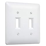 TayMac 4400W Paintable Double Toggle Light Switch