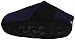 Nufoot Men's Slipper, Navy Blue with Black Stripes, Large