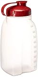 Rubbermaid 並行輸入品 700064846728 Plus Mixing 1 Quart, Spill-Proof Top, Pack of 4 Bottles, Red