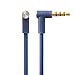 Replacement Audio Cable Cord Wire with in-line Microphone and Control for Beats by Dr Dre Headphones Solo/Studio/Pro/Detox/Wireless/Mixr/Executive/Pill(Blue)