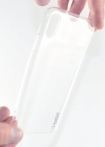 Knotted Crystal Clear Case for iPhone X With Ultra Slim Profile Bump and Scratch Protection - Flexible Construction
