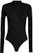 WearAll Women's Plus Size Turtle Bodysuit Top