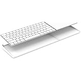 Spinido Stand for Magic Trackpad 2(MJ2R2LL/A) and Apple latest Magic Keyboard(MLA22LL/A) Apple Keyboard and Trackpad NOT Included (White)