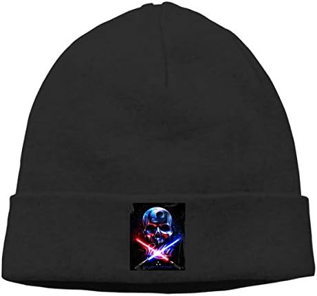 MUtang Sullen Force Badge Skull Hats Knitted Cap Beanie Black