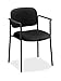 HON Scatter Office Chairs for Guests, Lobby, Offices, Fabric Stackable Chairs with Arms, Comfy Desk Seating, Black