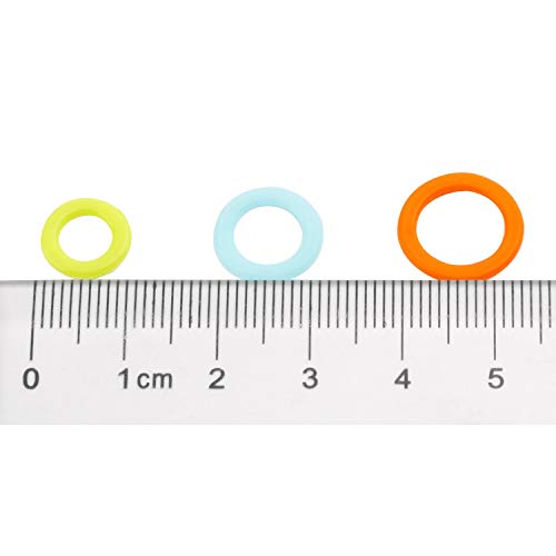 1 BWIN+Knitting+Markers+Box+120pcs+Multiple+Size