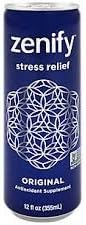 6 Pack - Zenify Natural Stress Relief Drink - 12oz.+ Energy Drink Outlet Sticker6