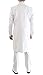 Ferrecci Men’s White Regular Fit Peak Lapel Tailcoat Tuxedo Suit Set with Tux Pants & Tail Coat (40 Short)