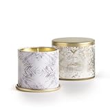 ILLUME SEASONAL WINTER WHITE DEMI TIN CANDLE 3OZ