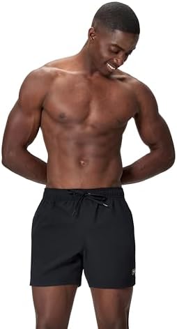 Classic Logo Volley 16" Short de Bain pour Homme, Noir, M