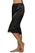 Avidlove Women Lingerie Satin Lace Pettipants Snip-it Culottes Slips Bloomers Split Skirt,Style1-Black (FBA),X-Large
