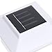 12 Pack 4x4 Outdoor Garden Solar LED White Post Cap Fence Pathway Landscape Square Light Lights Bundle Deal