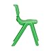 Flash Furniture Green Plastic Stack children school chair, 13.25