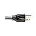 Tripp Lite 8ft Heavy Duty Power Extension Cord Cable 15A 14 AWG 5-15P to Right-Angle C15 Black 8' (P019-008-C15RA)
