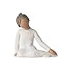Willow Tree Thoughtful Child (Darker Skin Tone & Hair Color), Sculpted Hand-Painted Figure