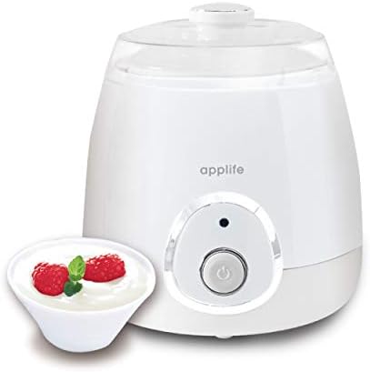 Applife ヨーグルトメーカー 1 1l 自家製 ヨーグルト 定番スタイル 電気式 電動 専用容器付き 発酵バター 生クリームパックのまま発酵 発酵 チーズ 免疫力 おうち時間 納豆 調理家電 経済的 ヨーグルト作り 甘酒 節約
