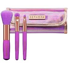 Sephora Skinny Brush Wrap Mini Limited-Edition Holographic Set, Macaron, NEW! ($42.00 Value)