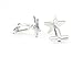 LBFEEL Mens Blue Five Star Cufflinks for Men with a Gift Box