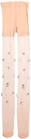 BLZ Sexy Lady Rhinestone Pantyhose Skin Color