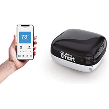 Atomi Smart Wifi Air Conditioner Controller Thermometer Monitoring Provides Smart Ac Control Compatible With Amazon Alexa Google Home Ios And