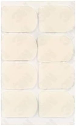 Kayool Mouthpiece Patches, Mouthpiece Pad Patch Cushion for Soprano Alto Tenor Saxophone Sax Clarinet (Small Oval 0.8mm White) Patches