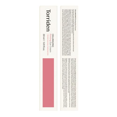 Torriden CELLMAZING Collagen Firming Eye Cream 30ml (1.01 fl.oz) | Wrinkle Improvement and Dark Circles Care | 5D Collagen Complex, 4R Pure Retinol | Korean Skincare Eye Cream