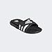 adidas Adissage Slides Sandal, Core Black/White/Black, 4 US Unisex Big Kid