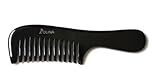 Unique Gift - Olina No Static 100% Handmade Premium Quality Natural Horn Comb with Handle