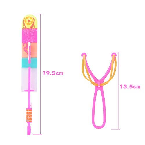 The Electric Mammoth LED Light Up Slingshot Helicopter Rockets Arrows (24) - Thumbnail 2