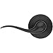 Kwikset Tustin Interior Passage Door Handle, Lever For Closet and Hallway Doors, Reversible Non-Locking Handle Lever, Venetian Bronze, with Microban Protection