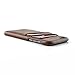 Dockem Card Case for iPhone 6S - Vintage Synthetic Leather Wallet Case, Ultra Slim Professional Executive Snap On Cover with 2 Card Holder Slots, Brown