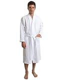 TowelSelections Men’s Robe, Kimono Waffle Spa Bathrobe, Made in Turkey