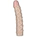 Doc Johnson Vac-U-Lock - Raging Hard-Ons - 8 Inch Dong (8 in. Long and 1.5 in. Wide) - F-Machine and Harness Compatible Dildo - Great For Pegging - Vanilla