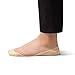 No Show Non Slip Women's Cotton Sock – SHEEC SoleHugger Secret - Cream Small 1 Pair