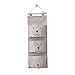 ZOOPOLR Cute Bear Wall Mounted Storage Bag Over The Door Storage Pockets Wall Door Closet Hanging Storage Bag Organizer (Dimgray)