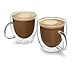 Vivien Lane Premium Espresso Cups – Set of 2 Double-Wall Insulated 5oz Espresso Glasses, Savour the Flavor and Aroma of your Favorite Espresso in Stylish Espresso Cups
