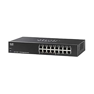 Cisco Systems SG110-16HP-NA SG110-16HP 16-Port PoE Gigabit Switch
