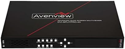 Advanced Quad Screen MultiViewer with Front Panel , RS232 and IR Control