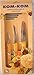 3 Pack Kom Kom Fruit and Vegetable Carving Knives Set C Low Price Free Shipping