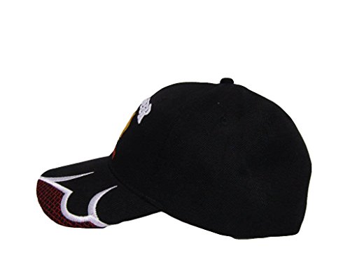 Black Volunteer Firefighter Fire Fighter Dept. Department Baseball Cap Hat